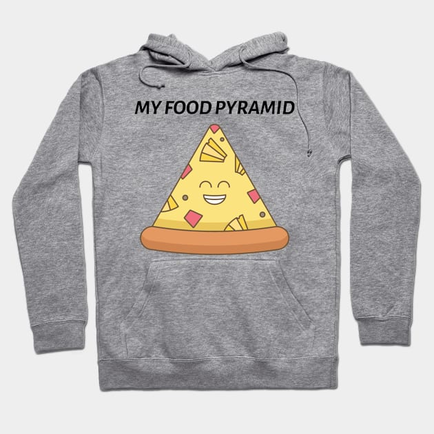 My Food Pyramid Hoodie by KitchenOfClothing